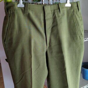 Mid Century Green Dress  Pants